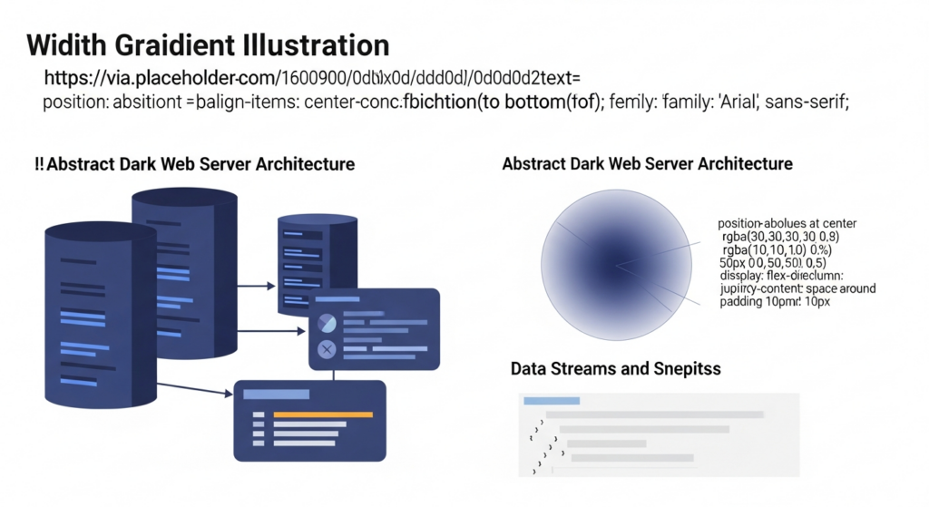 A dark, high-tech illustration for a technical SEO audit tutorial. A glowing blue magnifying glass hovers over abstract dark server racks and flowing data lines, symbolizing a deep website analysis. The text 'TECHNICAL SEO AUDIT TUTORIAL' glows in the center, with a subtle website logo in the bottom-left corner. The overall image features cinematic lighting, neon accents, and a clean, uncluttered design on a dark gradient background.